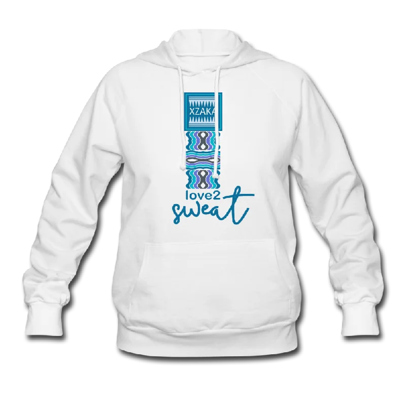 Buy Now XZAKA Women "Love2 Sweat" Motivational Hoodie - W1272