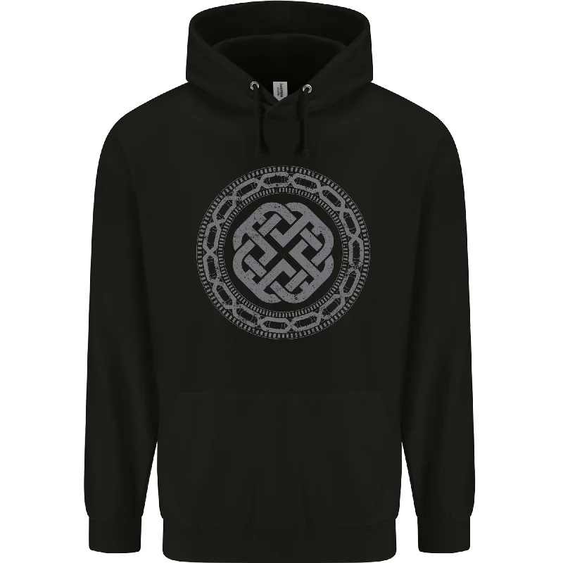 Deal Zone Viking Symbol Norse Mythology Grey Gym Mens 80% Cotton Hoodie