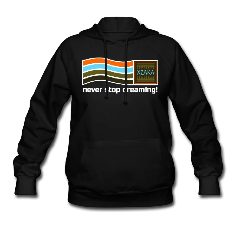 Early Bird Discount XZAKA Women "Never Stop Dreaming" Motivational Hoodie - W1291