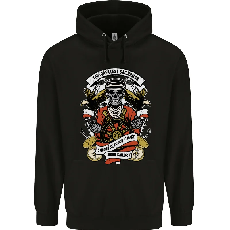 Deal Mania The Greatest Sailorman Sailing Sailor Mens 80% Cotton Hoodie