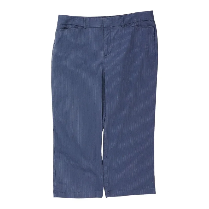 Today’s Deal Blue Striped Capri Pants