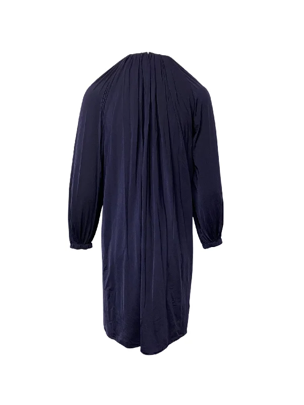 Unbeatable Prices Calvin Klein Longsleeve Shift Dress in Navy Blue in Polyamide