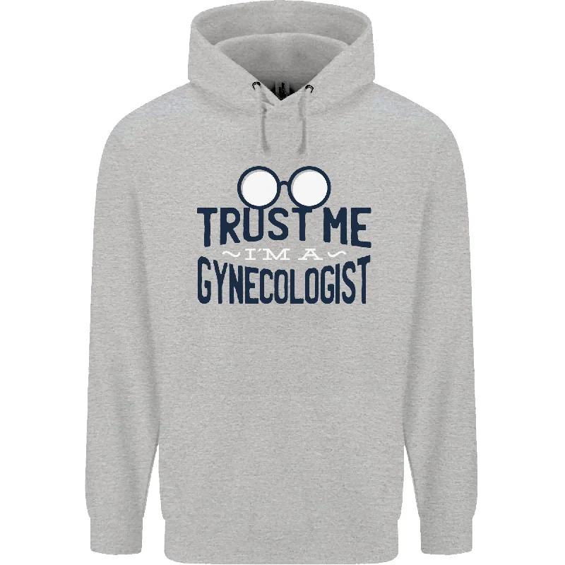 Act Fast Trust Me Im a Gynaecologist Funny Rude Mens 80% Cotton Hoodie