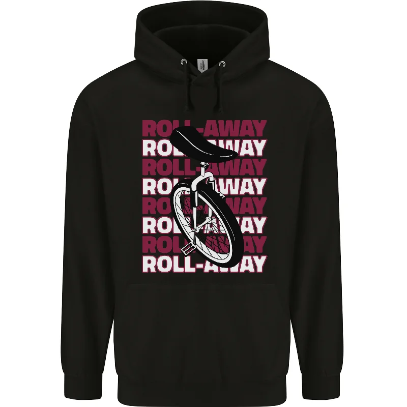 Exclusive Offers Unicycle Roll Away Mens 80% Cotton Hoodie