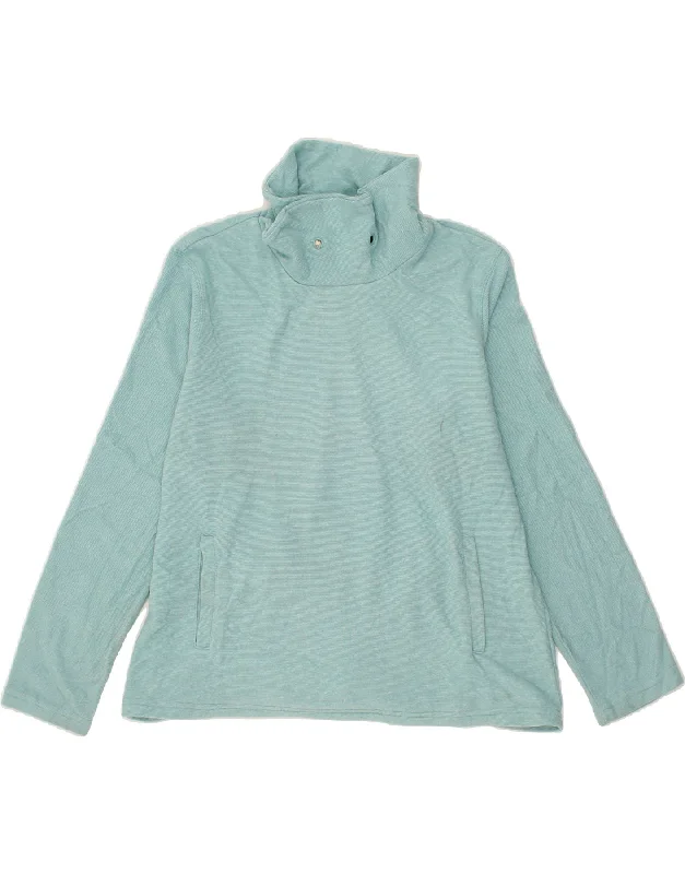 Huge Discounts MOUNTAIN WAREHOUSE Womens Roll Neck Fleece Jumper UK 18 XL Turquoise