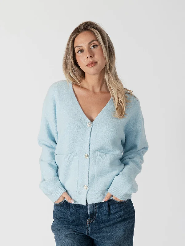 Incredible Offers Stella Cardigan - Blue
