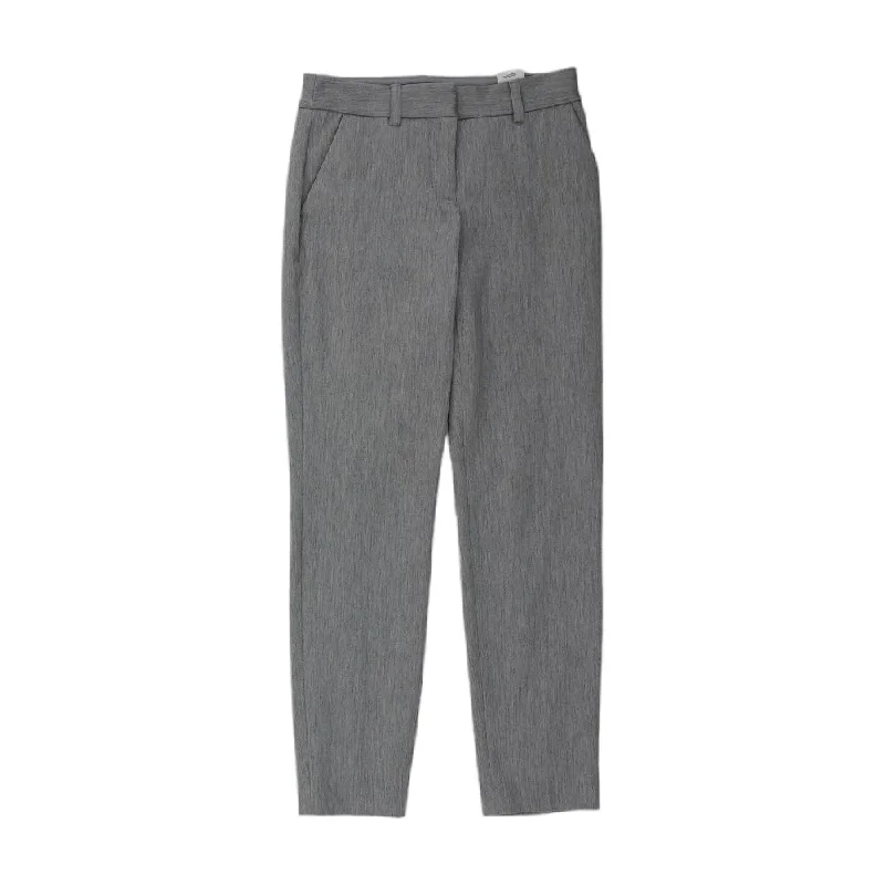 Huge Discounts Gray Solid Dress Pants