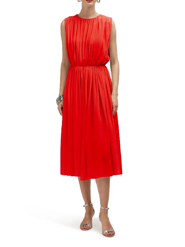 Discount Deals Cala Midi Dress In Goji Berry