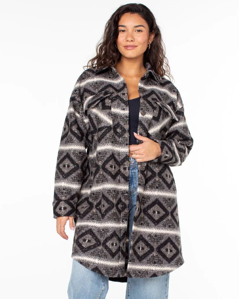New Arrival Roxy Womens Jacket Walkabout Fleece