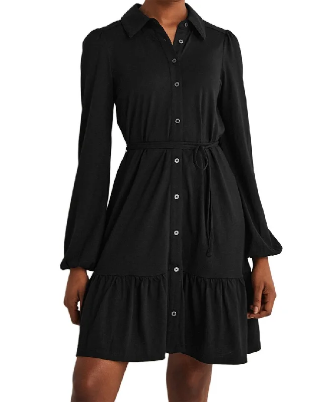 Epic Deals Boden Relaxed Fit Tiered Jersey Shirt Mini Dress