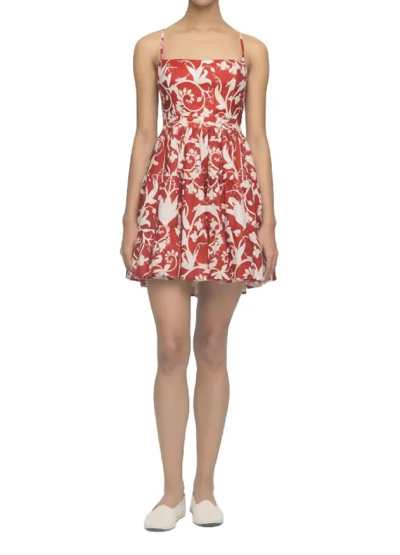 Hurry In Lima Maiz Mini Dress In Multi