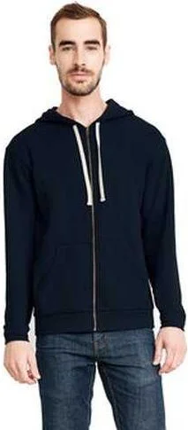 Unbeatable Prices Next Level 9602 Unisex Santa Cruz Full-Zip Hooded Sweatshirt - Midnight Navy