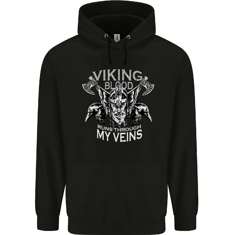Get It Before It’s Gone Viking Blood Odin Valhalla Norse Mythology Mens 80% Cotton Hoodie