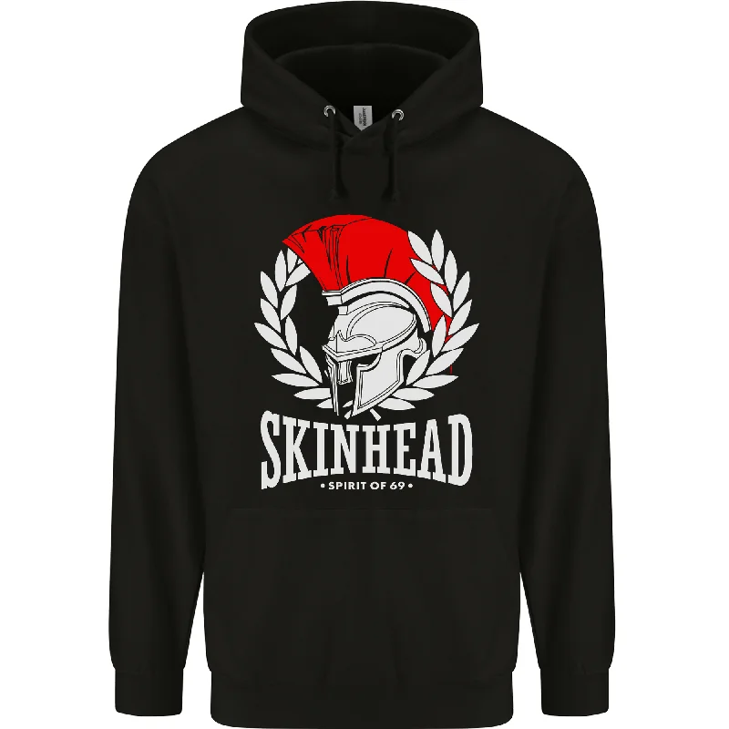 Bargain Prices Skinhead Roman Helmet Spartan Punk Music Mens 80% Cotton Hoodie