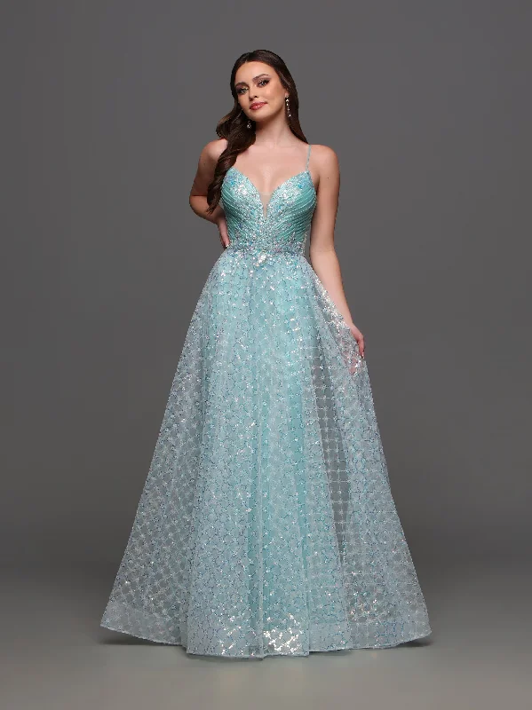 Great Bargains Candice Wang 72332 Size 20 Mint Long Sequin A Line Prom Dress Shimmer V Neck Lace Formal Gown