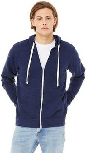 Weekend Deal Bella + Canvas 3909 Unisex Triblend Sponge Fleece Full-Zip Hoodie - Navy Triblend Weekend Deal Bella + Canvas 3909 Unisex Triblend Sponge Fleece Full-Zip Hoodie - Navy Triblend