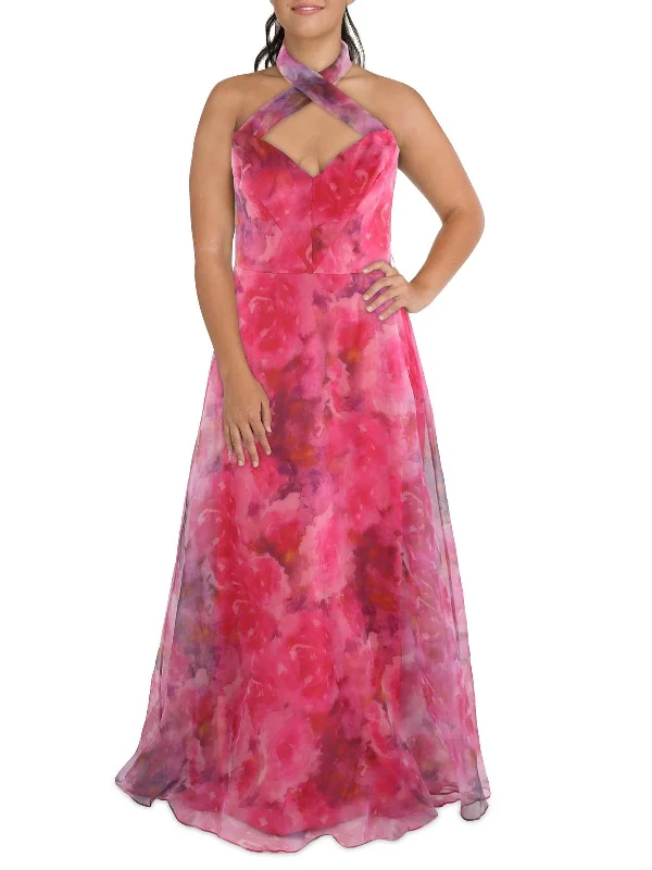Year-End Sale Womens Maxi Printed Evening Dress