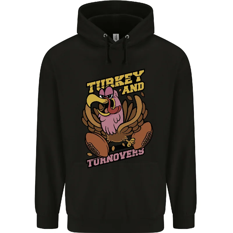 Closeout Turkey USA American Football Thanks Giving Mens 80% Cotton Hoodie