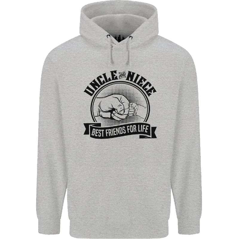 TIME-Limited Offer Uncle & Niece Best Friends Uncles Day Mens 80% Cotton Hoodie