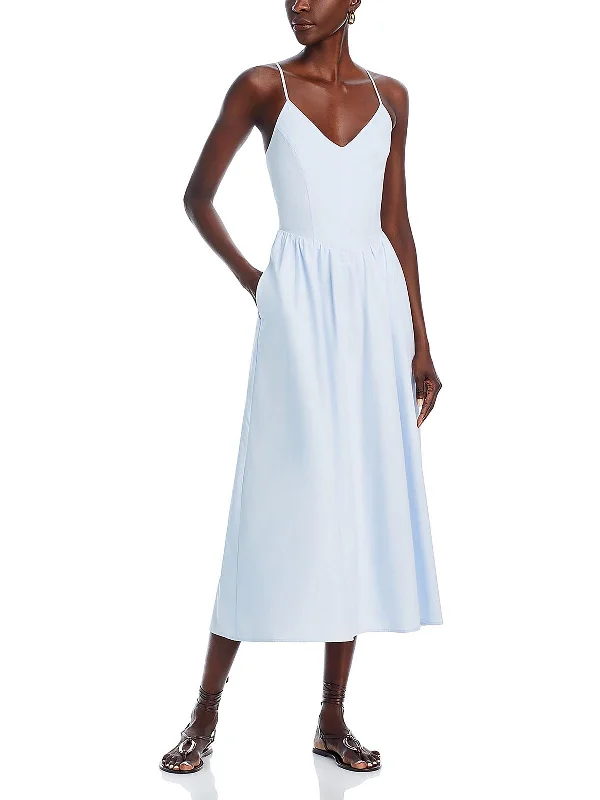 Mega Deal Marta Womens Corset Seamed Long Maxi Dress