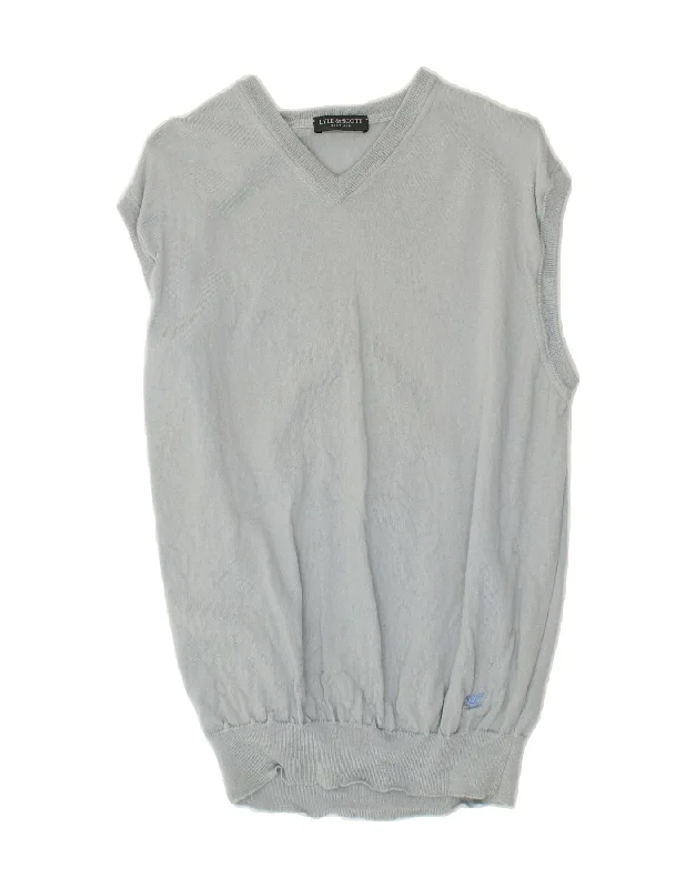 Last Chance LYLE & SCOTT Womens Vest Tank Top UK 18 XL Blue Cotton
