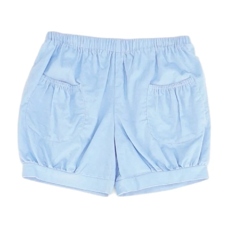 Overstock Sale Blue Solid Shorts