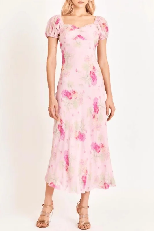 Exclusive Access Madara Dress In Bombay Pink