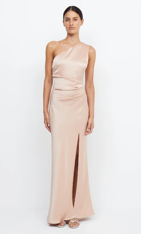 Final Markdown THE DREAMER ASYM DRESS - ROSE GOLD