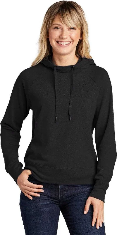 Sale Event Sport-Tek LST272 Ladies Lightweight French Terry Pullover Hoodie - Black