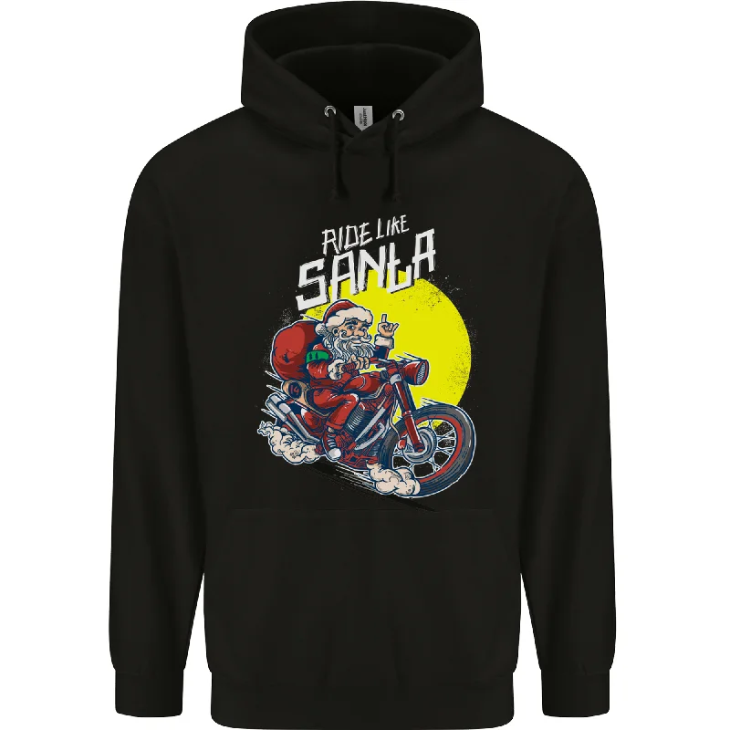 Customer Appreciation Sale Ride Like Santa Biker Motorcycle Christmas Mens 80% Cotton Hoodie Customer Appreciation Sale Ride Like Santa Biker Motorcycle Christmas Mens 80% Cotton Hoodie
