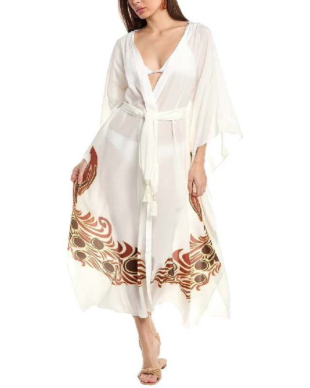 Quick Sale JUAN DE DIOS Morena Silk Kaftan