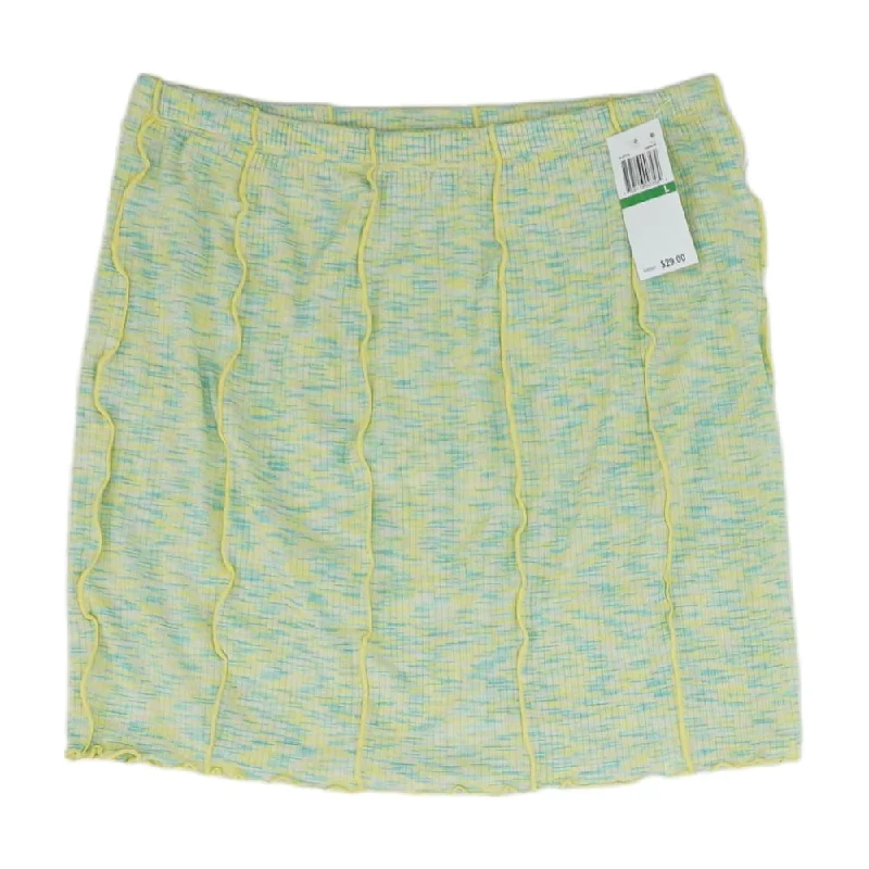 Mega Sale Green Misc Mini Skirt