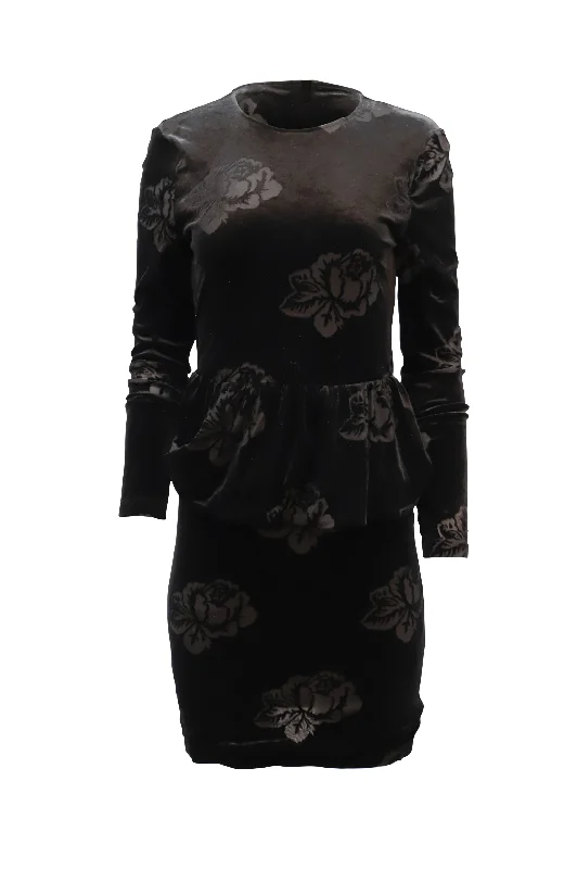 Bargain Prices Ganni Bloomsbury Dress in Black Polyester