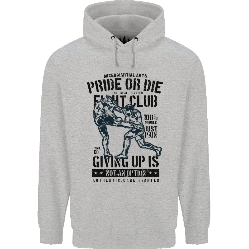 Special Offer Pride MMA Muay Thai Mixed Martial Arts Mens 80% Cotton Hoodie