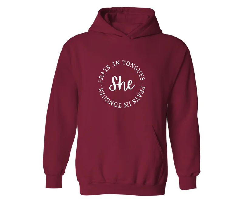 Final Clearance SHE PRAYS UNISEX ADULT HOODIE
