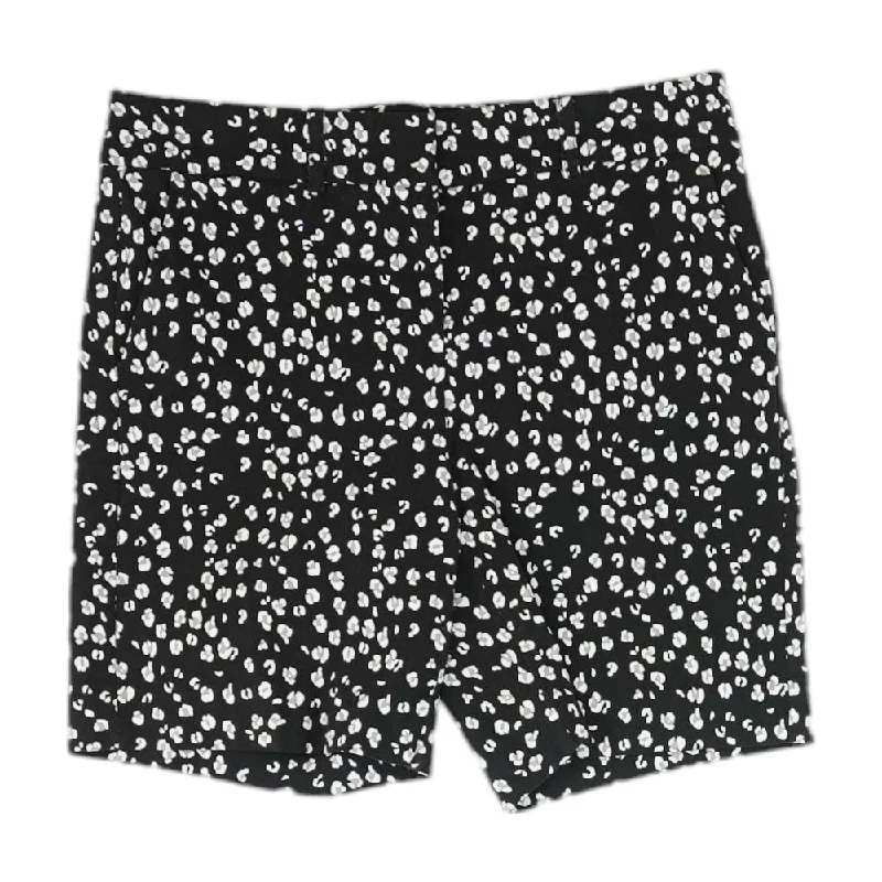 Buy Now Black Animal Print Shorts