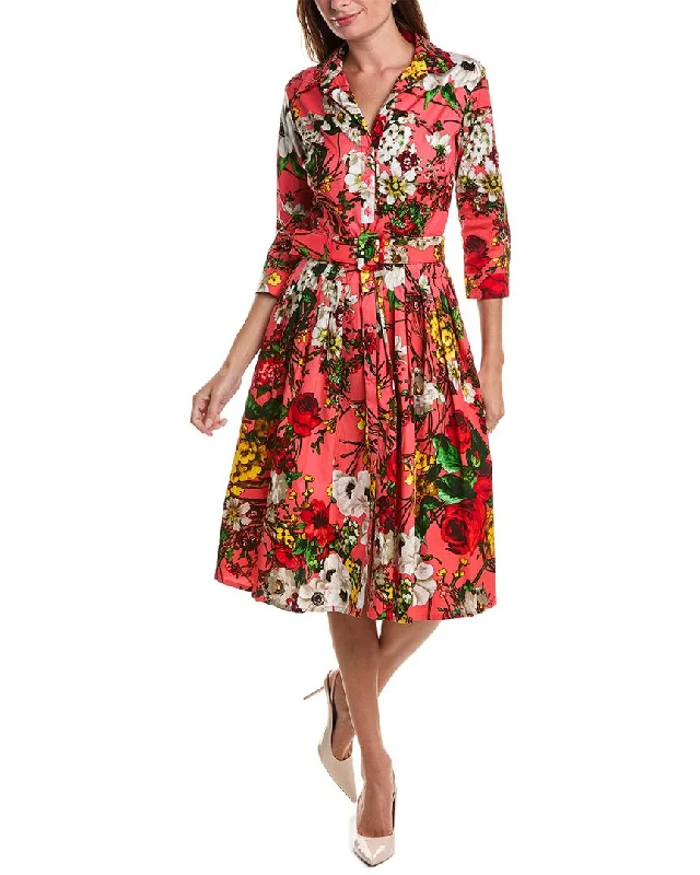 Instant Savings Samantha Sung Audrey Shirtdress