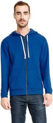 Value Deals Next Level 9602 Unisex Santa Cruz Full-Zip Hooded Sweatshirt - Royal