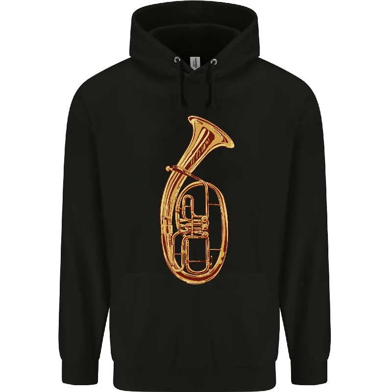 Special Savings Tenor Horn Brass Musical Instrument Mens 80% Cotton Hoodie