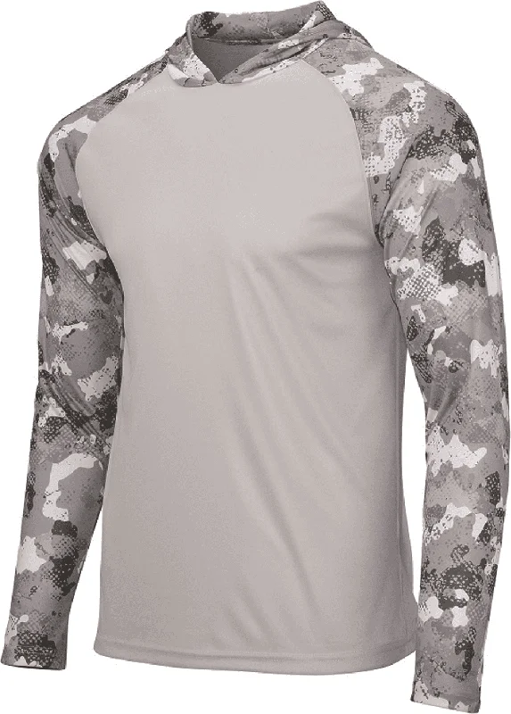 Deal Zone Paragon 240 Tortuga Extreme Performance Hooded T-Shirt - Aluminum