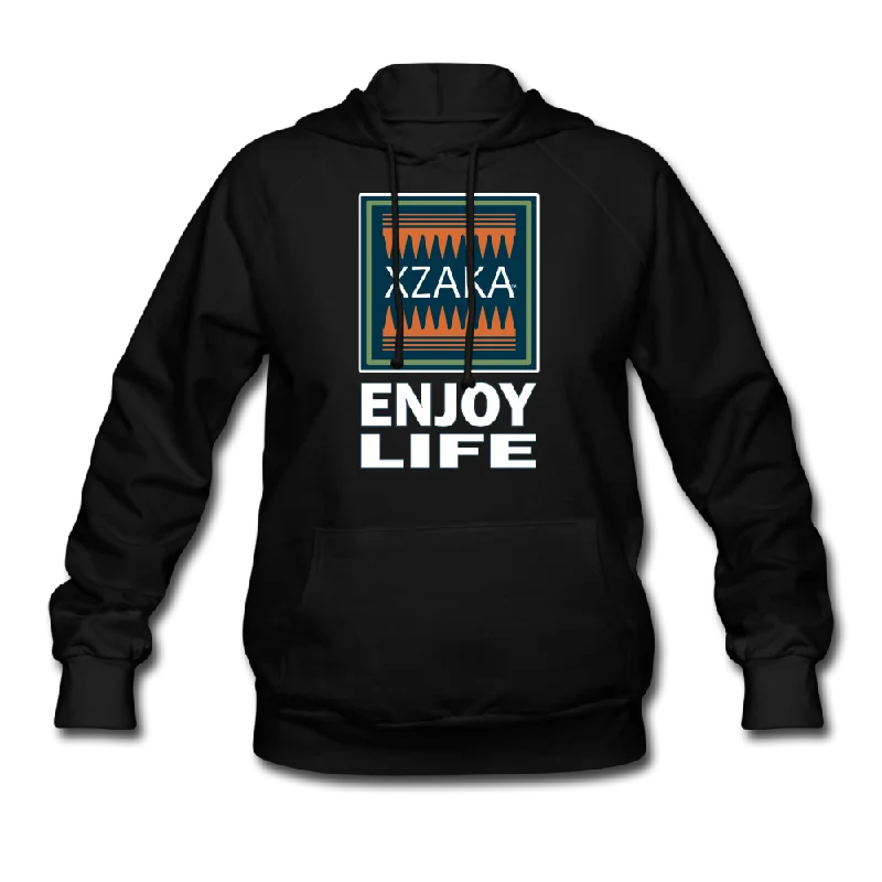 Exclusive Savings XZAKA Women " Enjoy Life" Motivational Hoodie - W1284