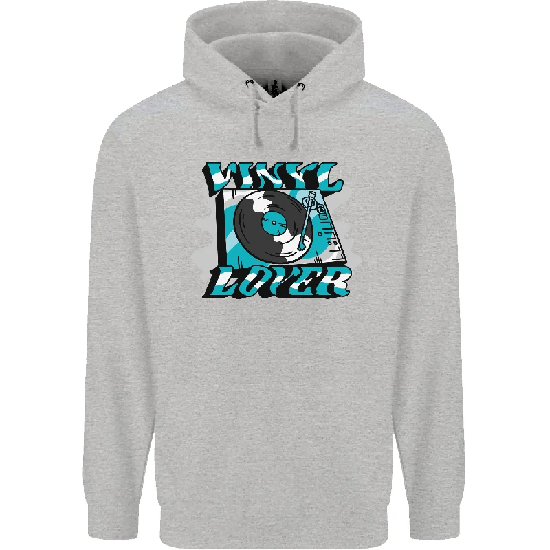 Price Rollback Vinyl Records Lover Decks Turntable DJ Mens 80% Cotton Hoodie
