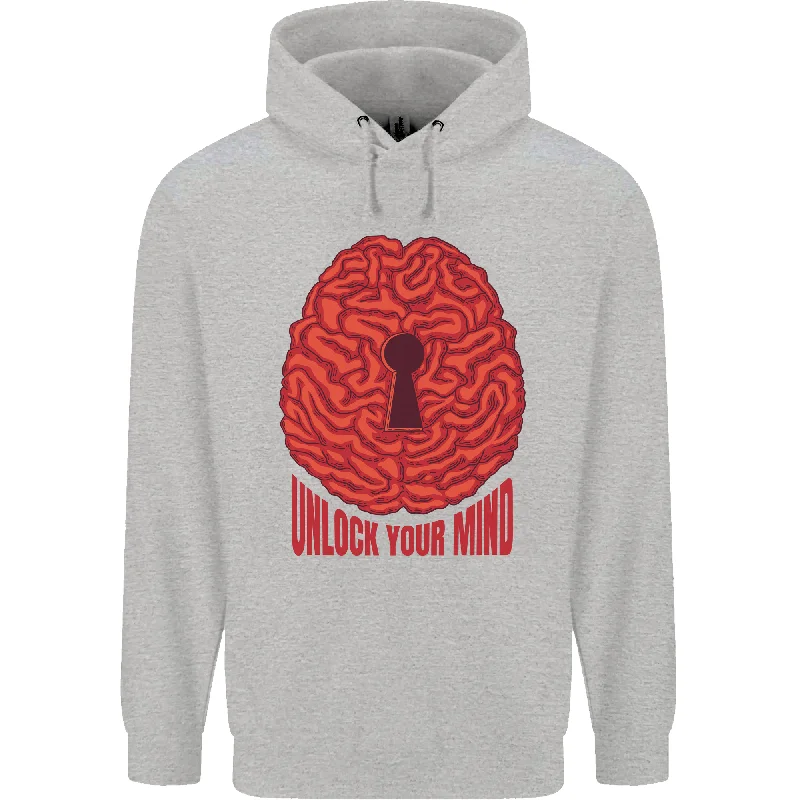Bonus Savings Unlock Your Mind Psychology Psychologist Mens 80% Cotton Hoodie