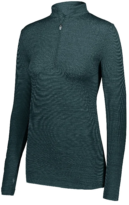 Fantastic Deals Ladies Striated 1/2 Zip Pullover 222757