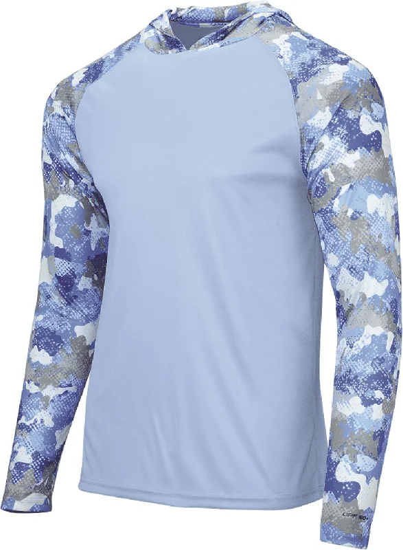 Deal Mania Paragon 240 Tortuga Extreme Performance Hooded T-Shirt - Blue Mist
